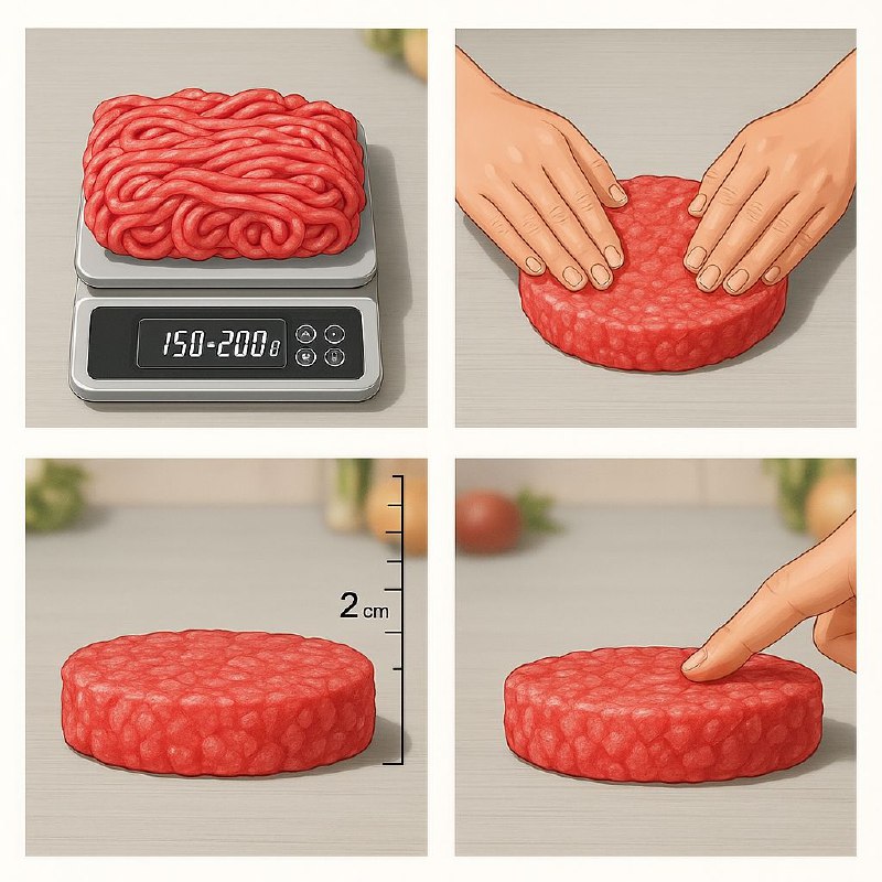 اندازه و ضخامت مناسب پتی