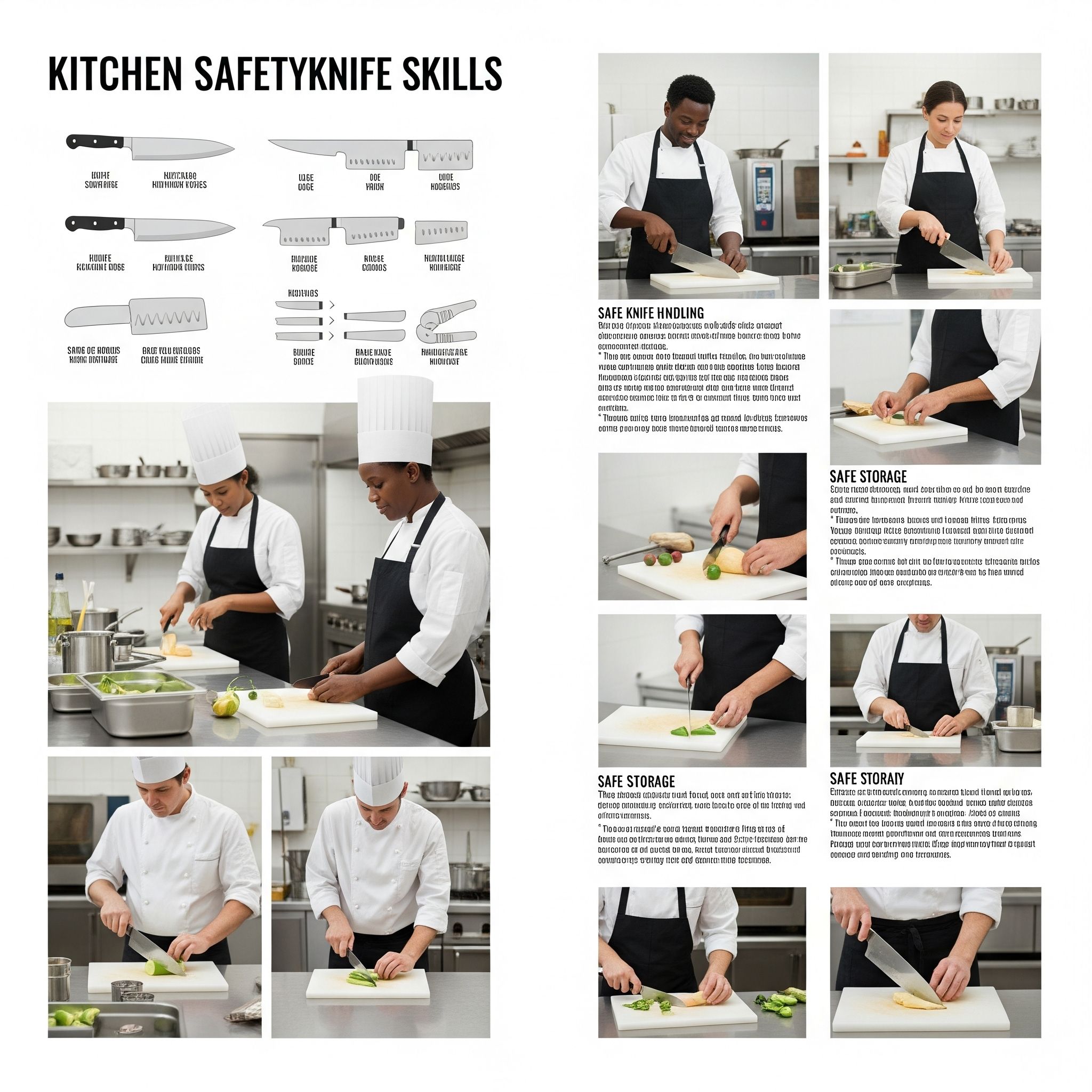 12-ایمنی محل کار - مهارت های چاقو