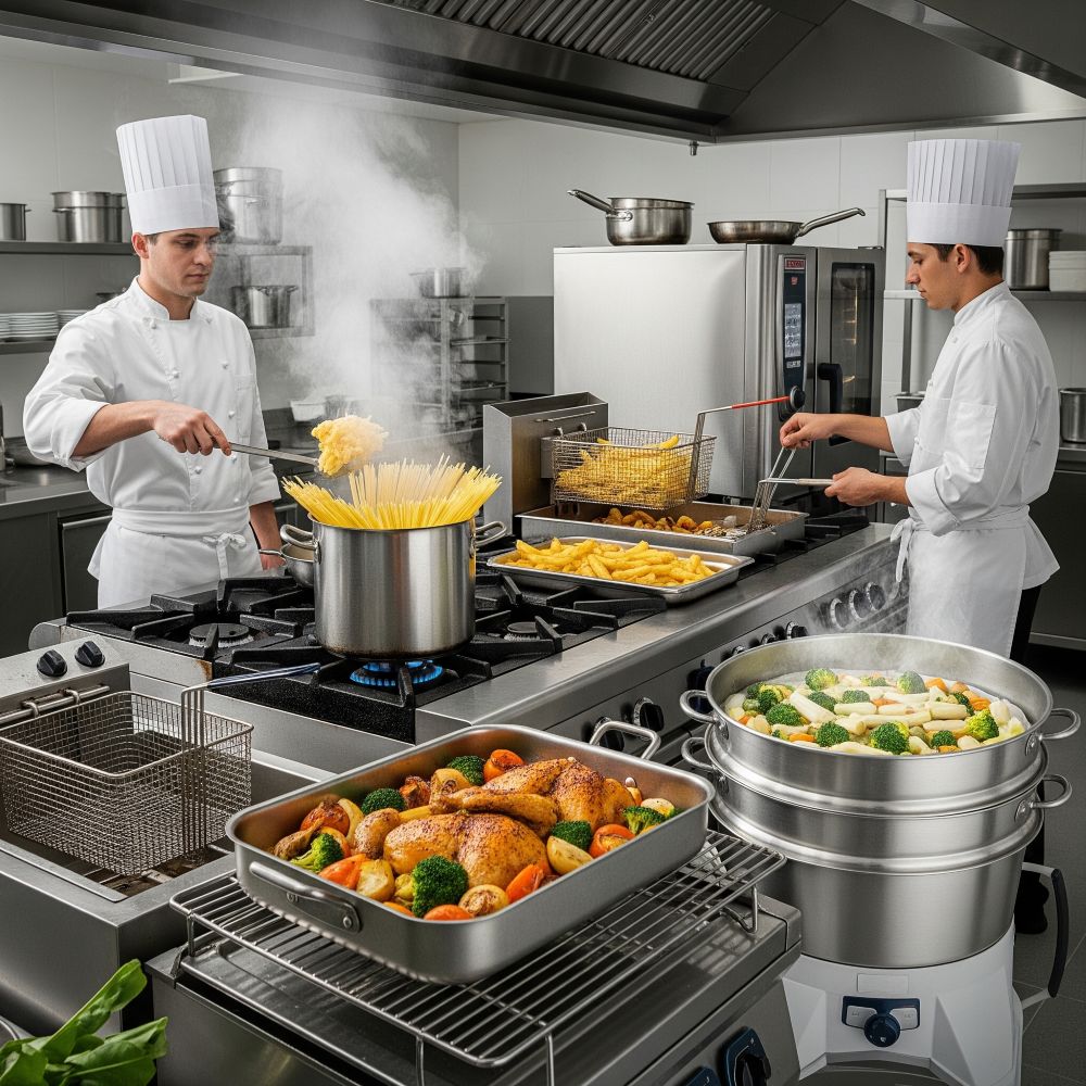 22-روش های آشپزی در آشپزخانه های تجاری