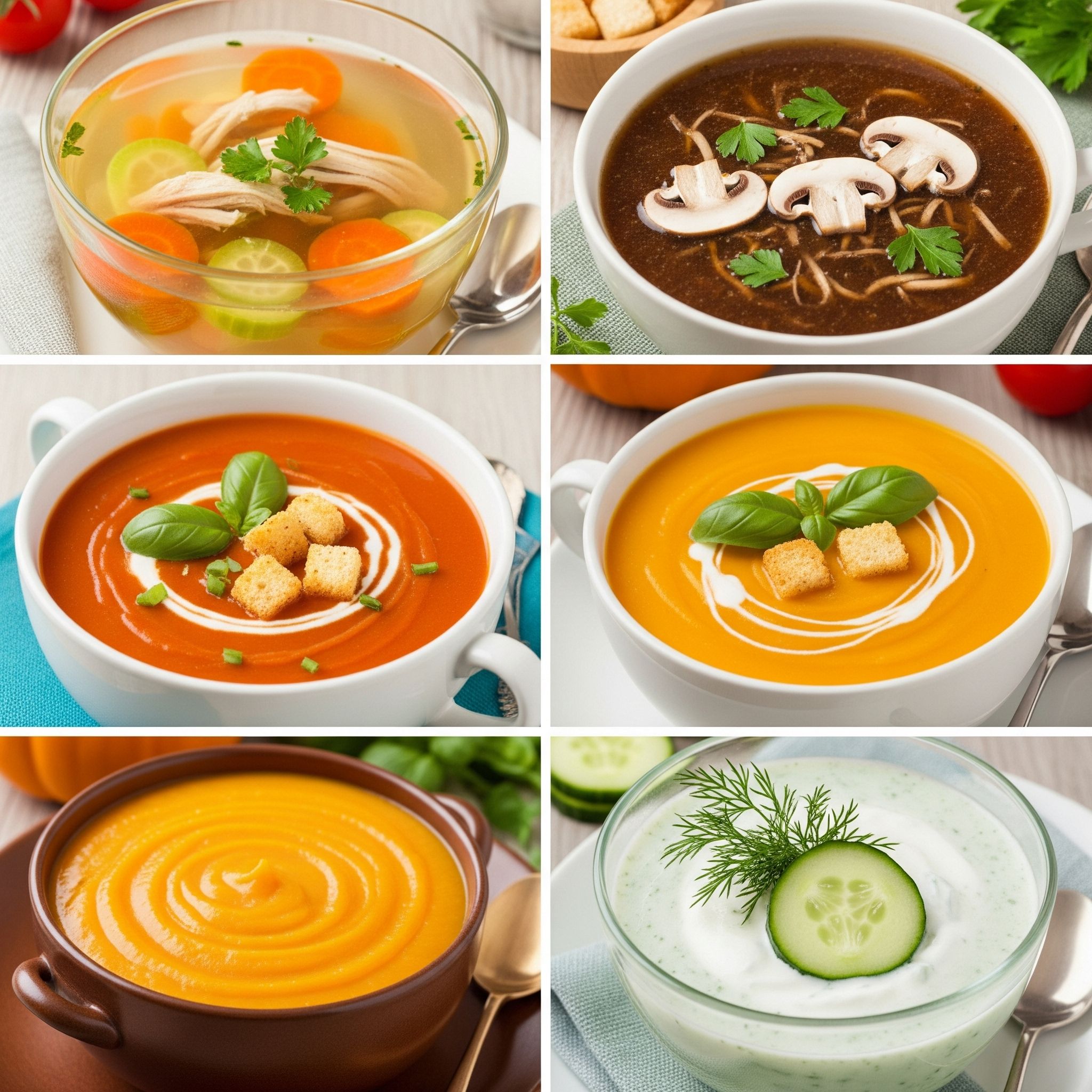 25-تهیه سوپ های پایه