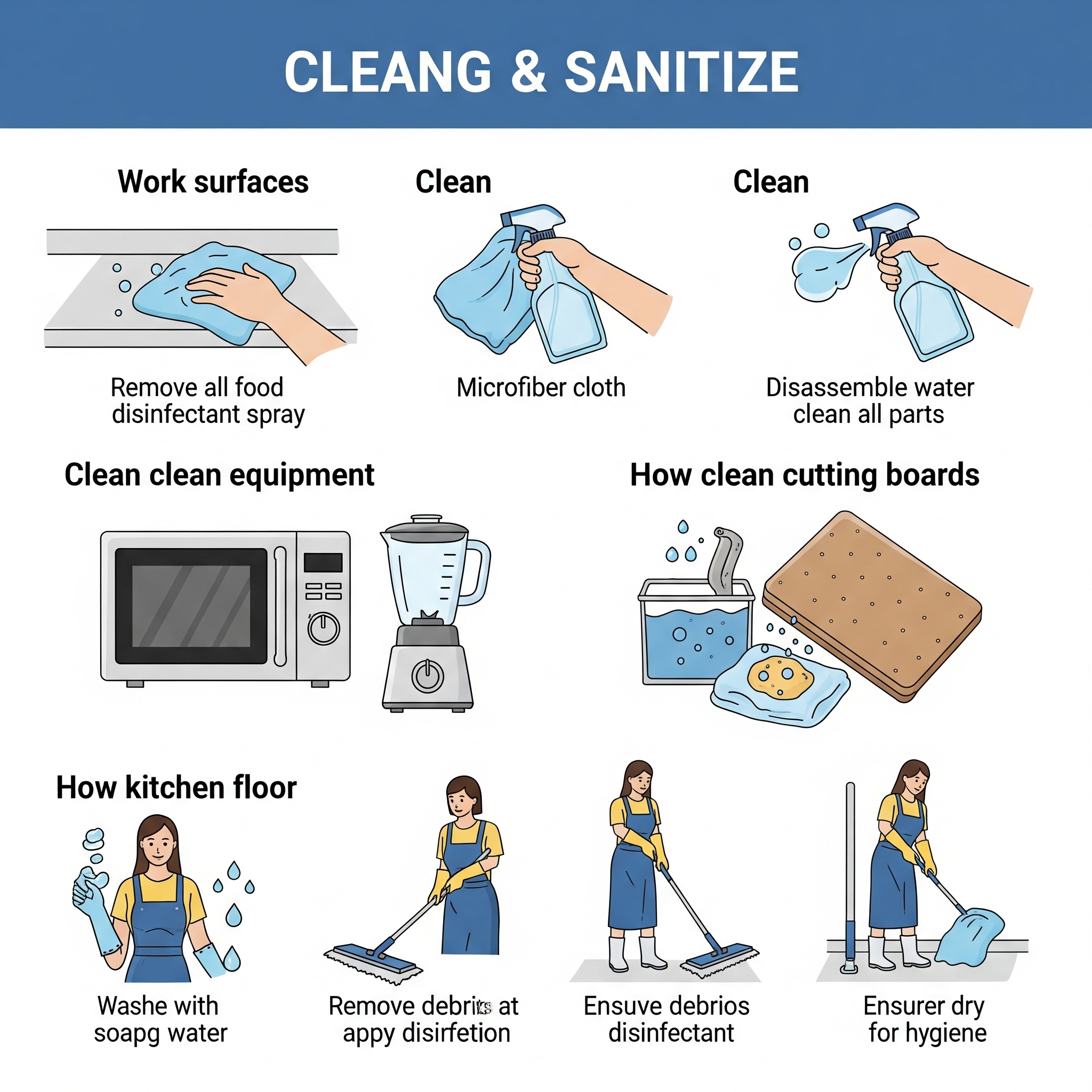 10-واحد بهداشتی و روش تمیز کردن