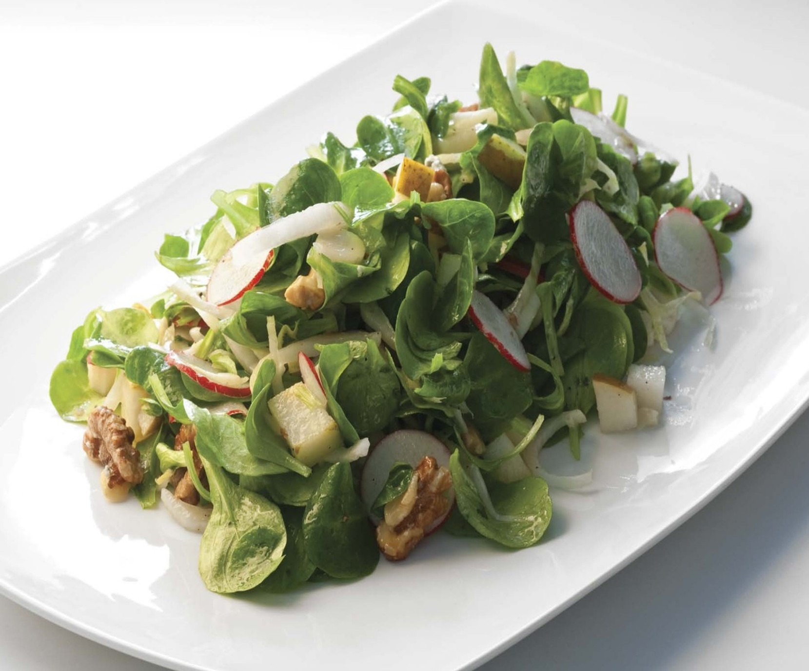 47-سالاد اندیو، گلابی و گورگونزولا