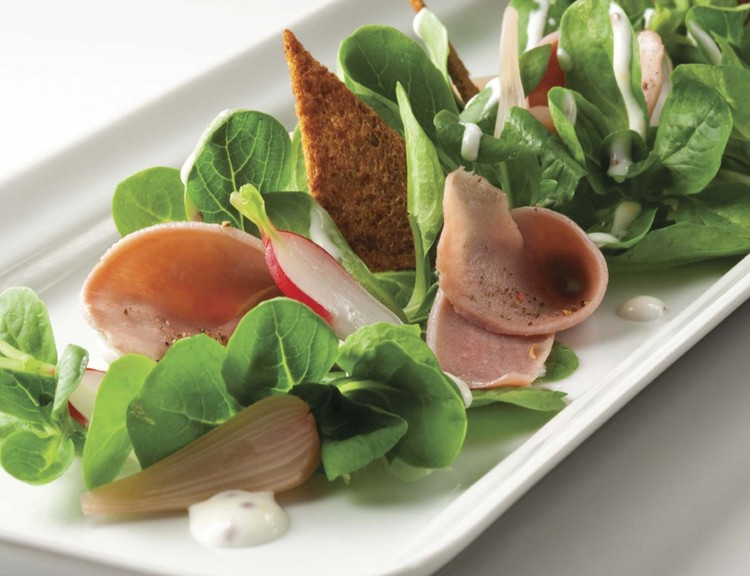 23-سالاد پاسترامی زبان بره