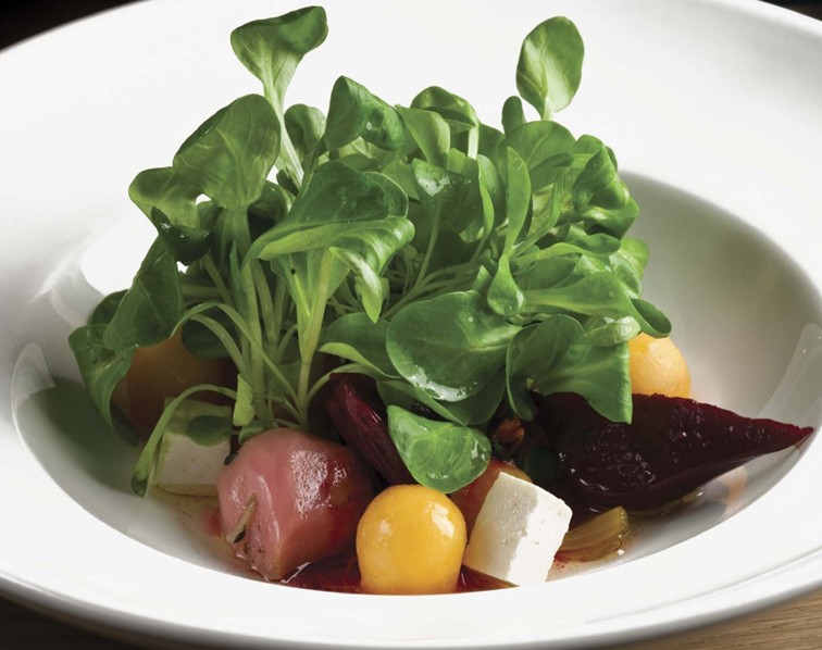 17-سالاد چغندر با ریکوتا سالاتا