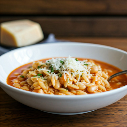 71-سوپ پاستا و لوبیا برای آرام‌پز ( Pasta E Fagiole Soup for Crockpot )