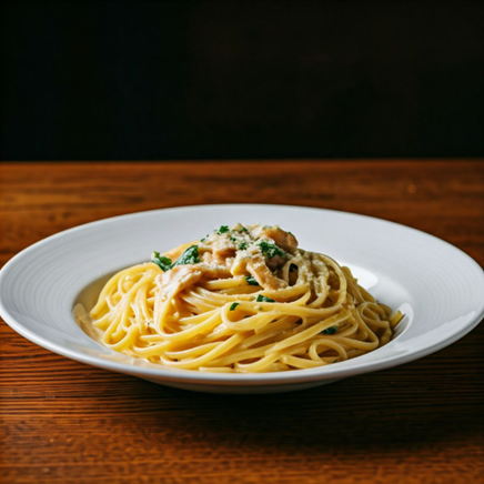 97-پاستا با سس لیمویی و سبک لیکور ( Pasta With Light Lemon And Wine Sauce )