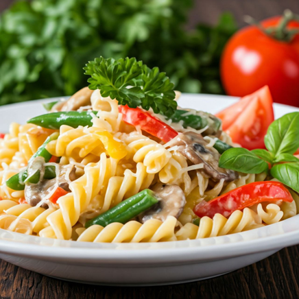 78-پاستا پریماورا ویژه ( Pasta Primavera Special )