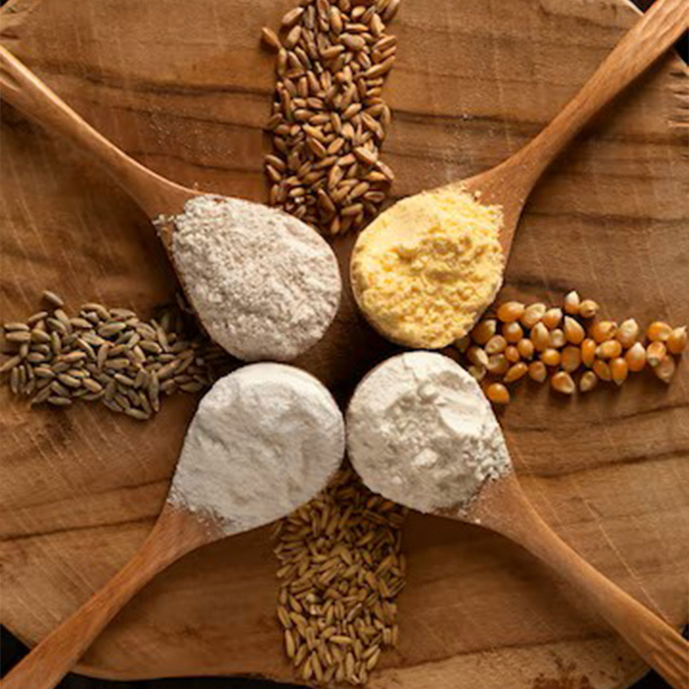 انواع دیگر آردها، غلات خردشده و نشاسته‌ها