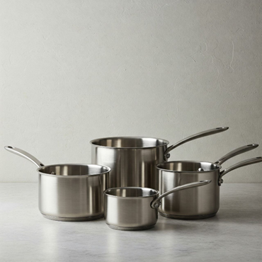 تابه‌های سس با لبه عمودی (Saucepans, Straight Sided)