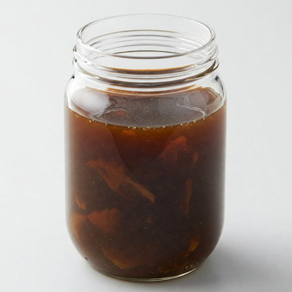 12-استاک استخوان گاو قهوه‌ای برای گلیس گوشت  (Brown Beef-Bone Stock for Meat Glace)