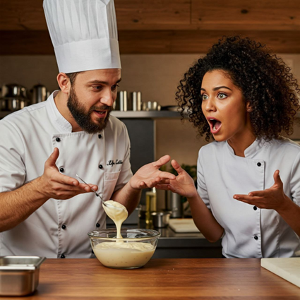 بداهه‌پردازی در تهیه سس‌های سفید (Improvising White Sauces)