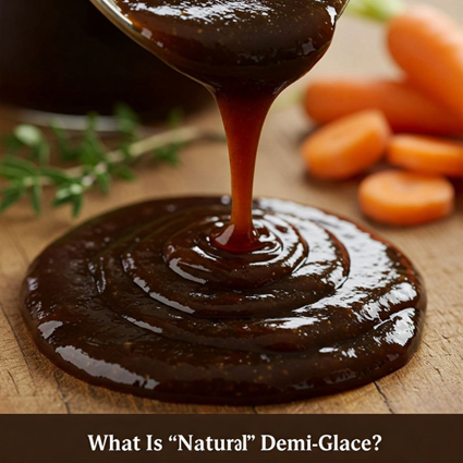 دمی-گلاس طبیعی چیست؟  (What Is “Natural” Demi-Glace)