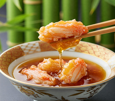 8-سس شاه میگو آب شیرین به سبک ژاپنی (Japanese-Style Crab Sauce)