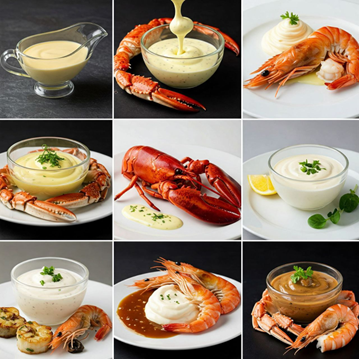سس‌های اضافی برای سخت‌پوستان (Additional Sauces for Crustaceans)