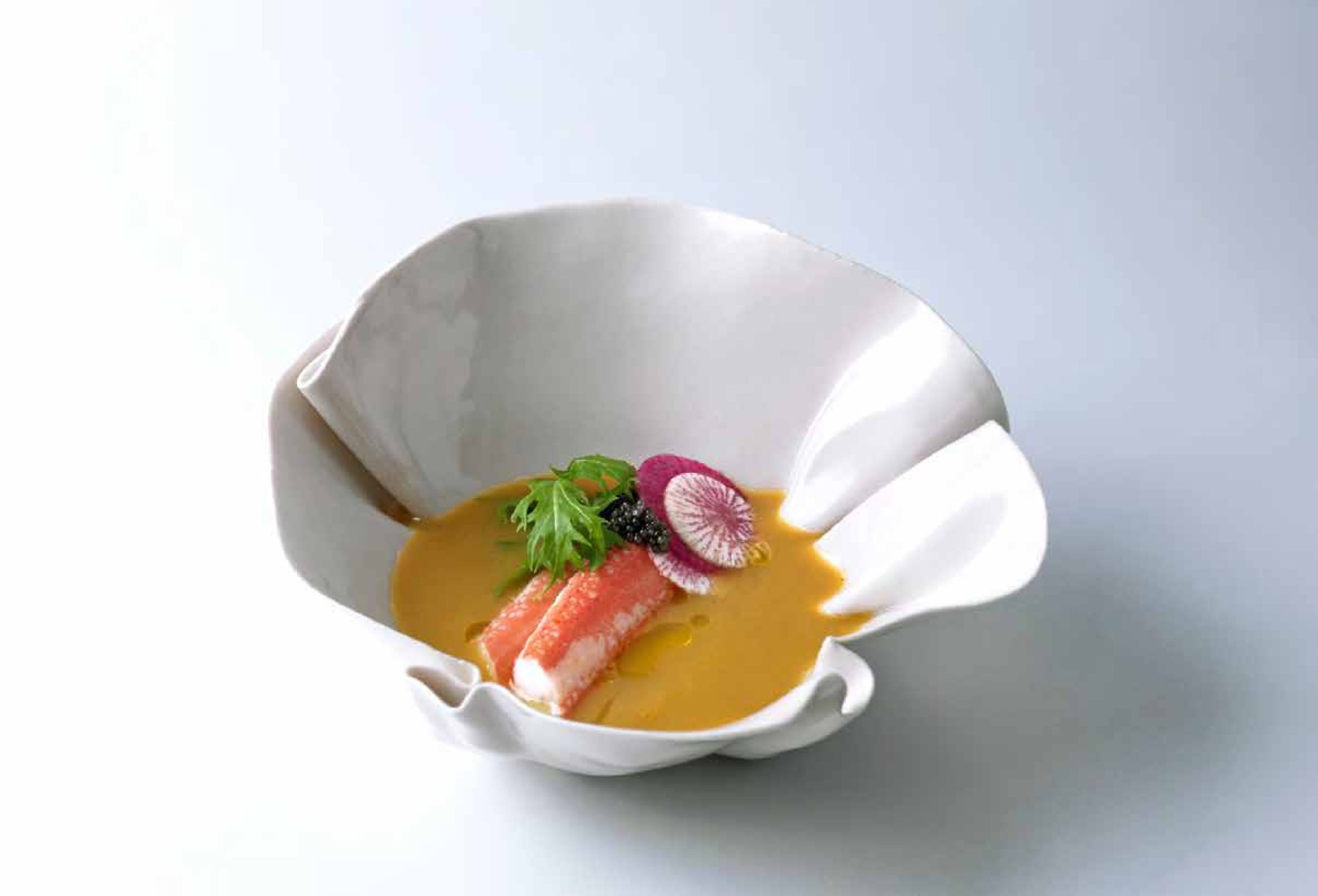 41-سوپ شاه میگو آب شیرین برفی  Snow Crab Soup