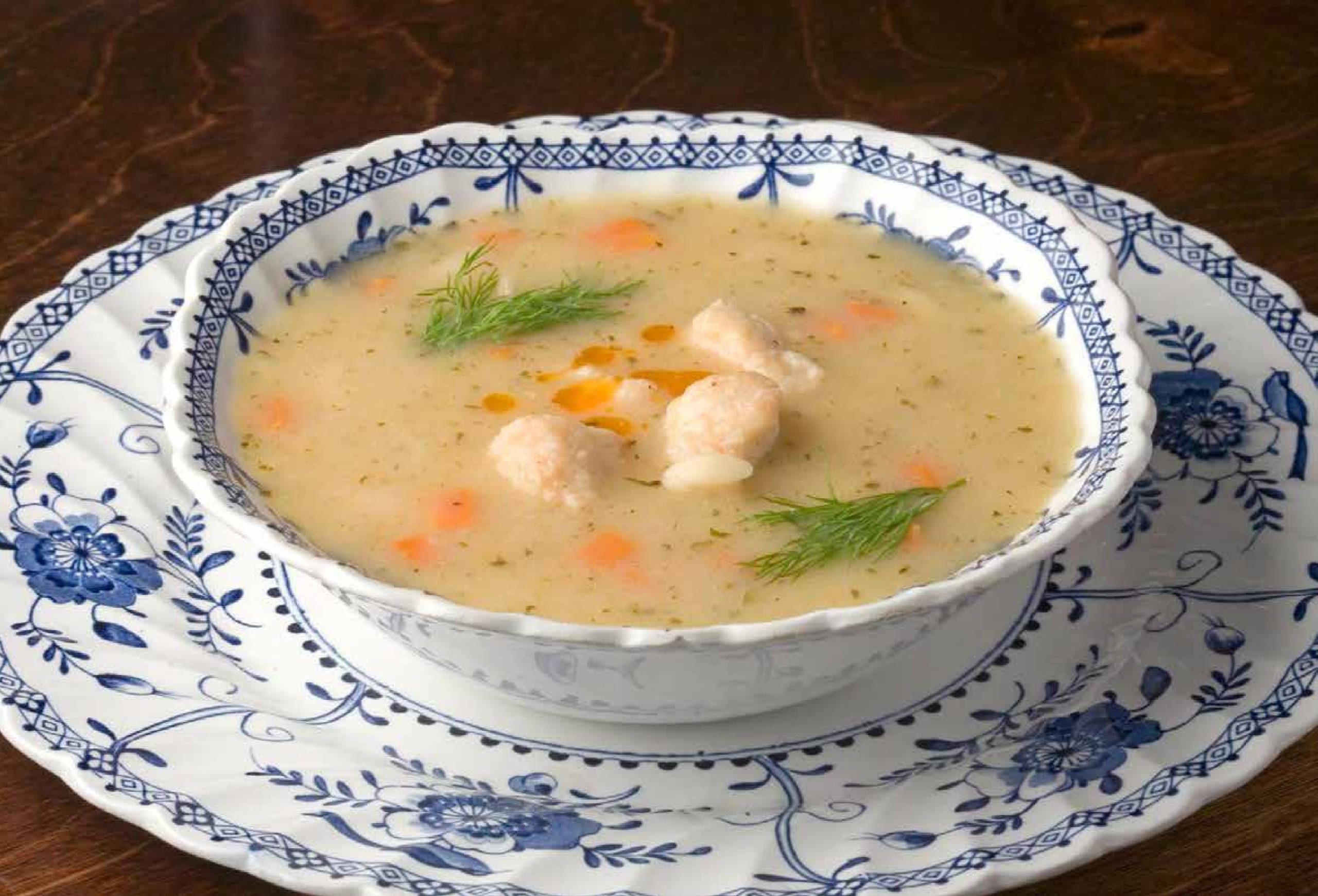 65-سوپ مرغ و کنگر فرنگی  (Chicken Artichoke Soup)