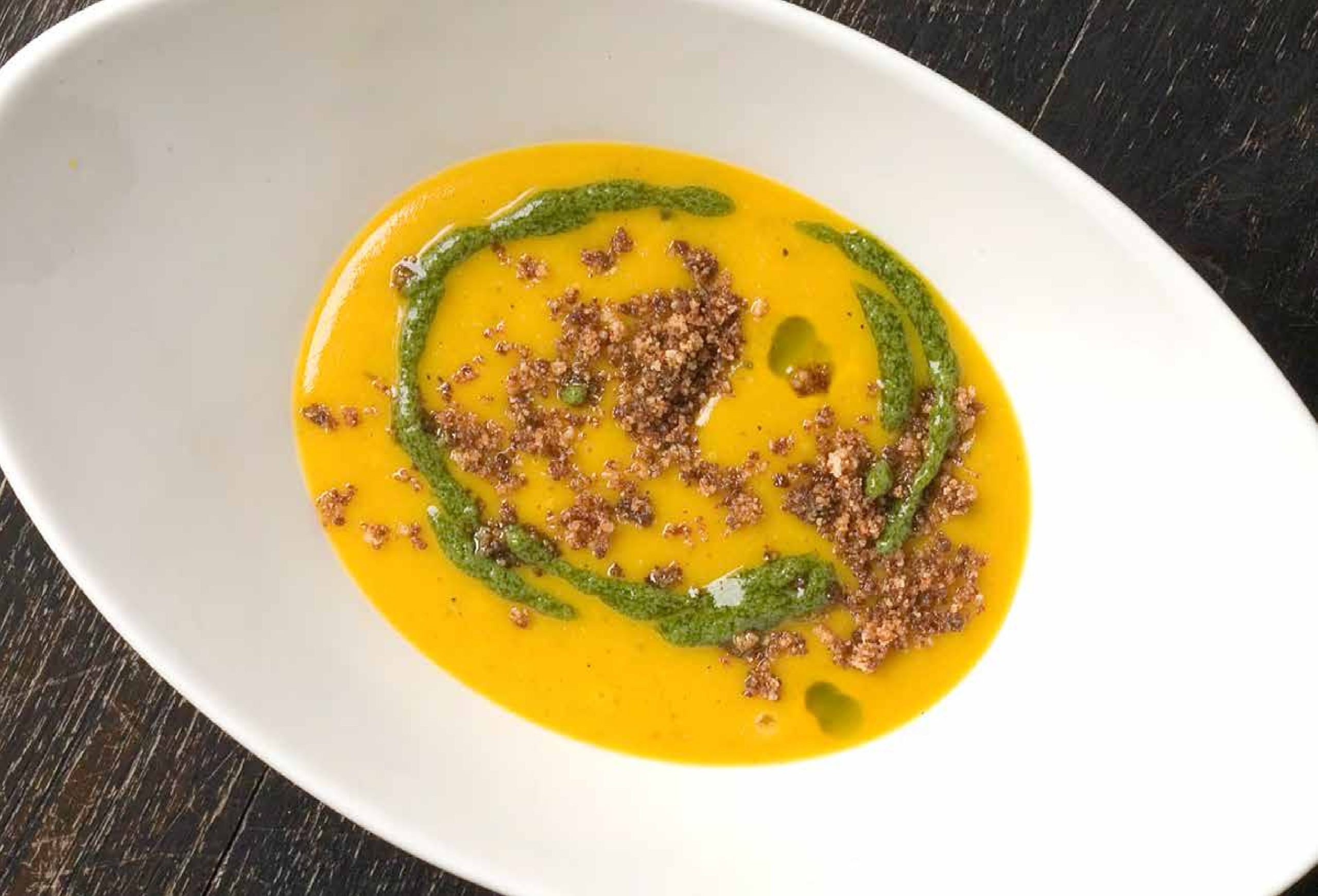 69-سوپ کدو حلوایی و نارگیل  (Kabocha and Coconut Soup)