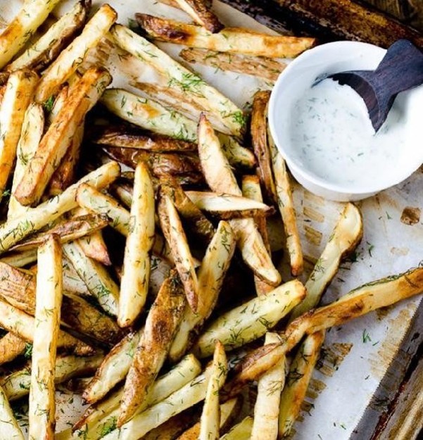 40-سیب‌زمینی کاری تایلندی با دیپ نارگیل، لیمو و ماست