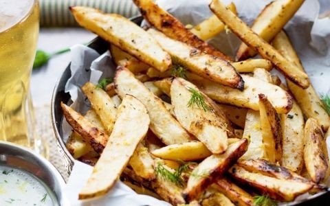 27-سیب‌زمینی سرخ کرده فلفلی و لیمویی (Spicy Lemon Fried Potatoes)