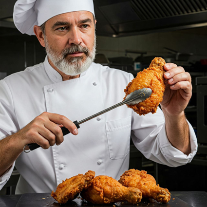 تعیین میزان پختگی مرغ