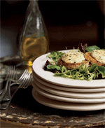 45-سالاد پنیر بز مرینت‌شده (Marinated Goat Cheese Salad)