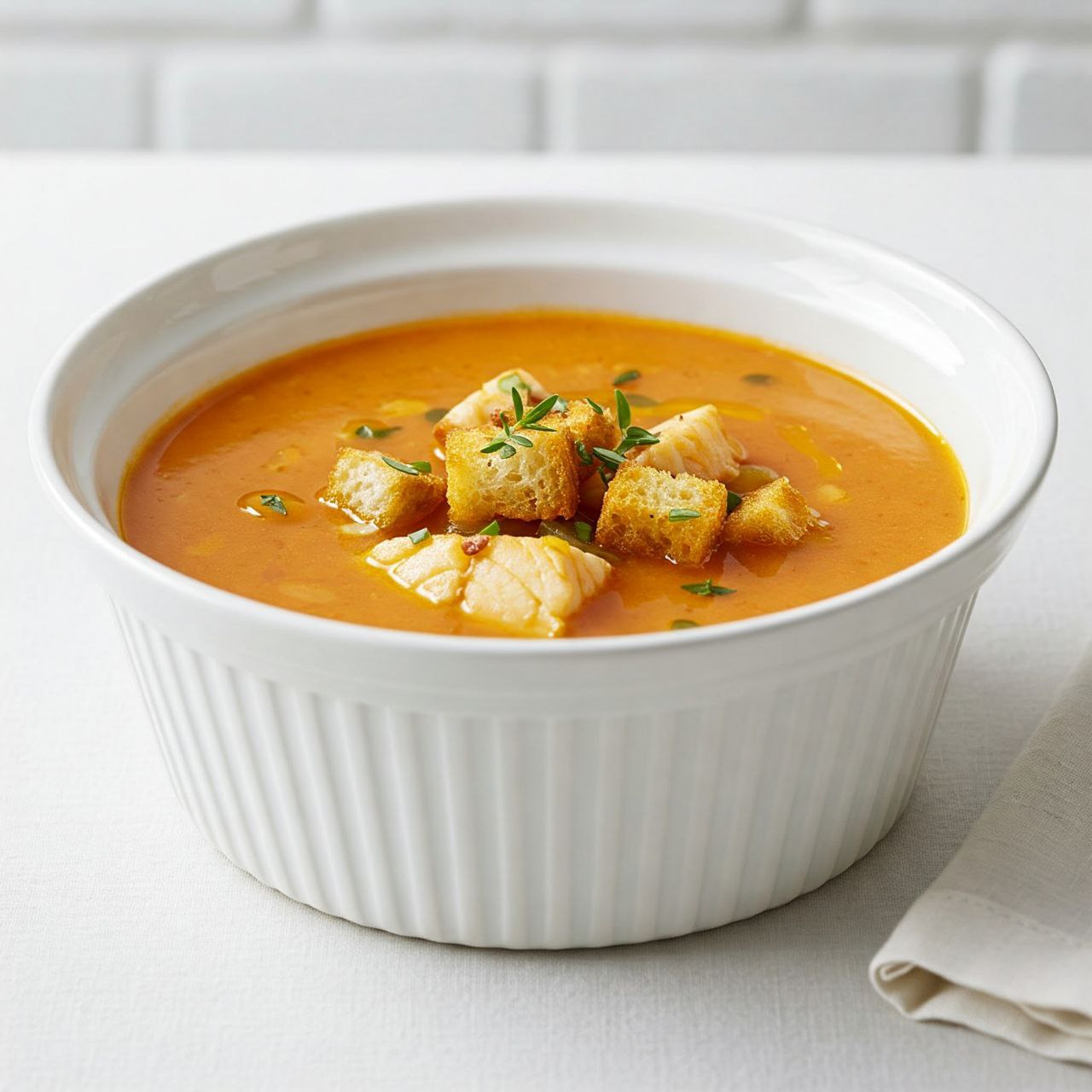 6-سوپ ماهی پوره‌شده‌ی پرووانسی    Soupe de Poissons Provençale  