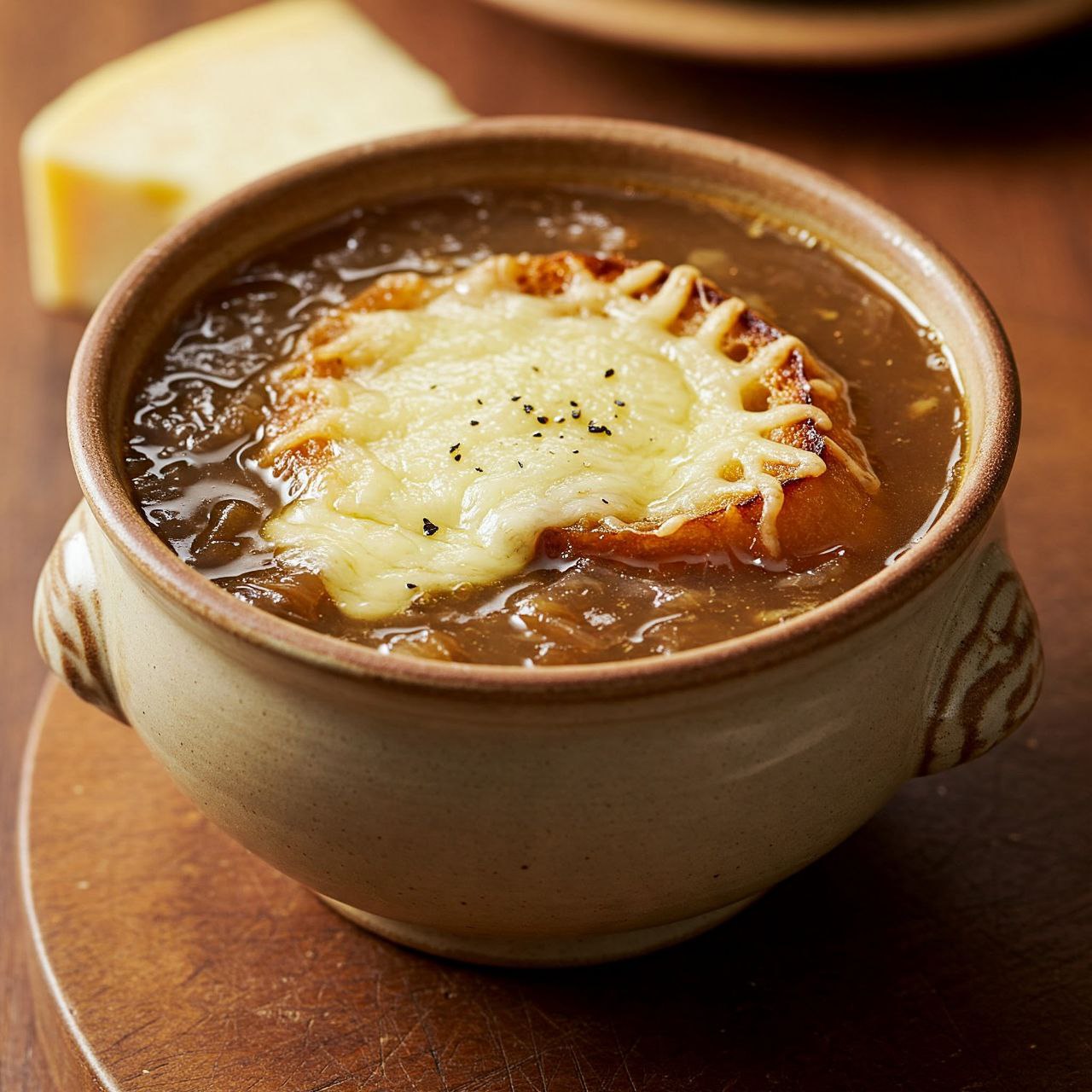 8-سوپ پیاز فرانسوی (به سبک لیون)    Gratinée Lyonnaise 