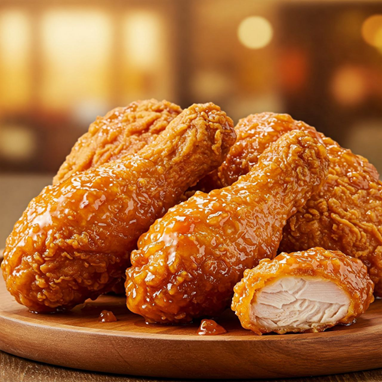 32-مرغ سوخاری شیرین و تُرش  Sweet and Tangy Fried Chicken