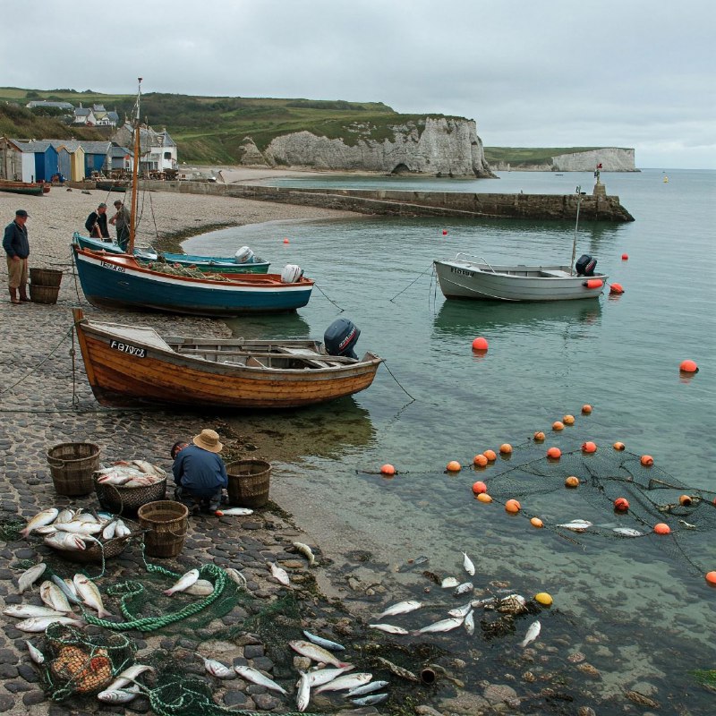 65-وضعیت تاریخی و معاصر صید ماهی در ساحل نرماندی