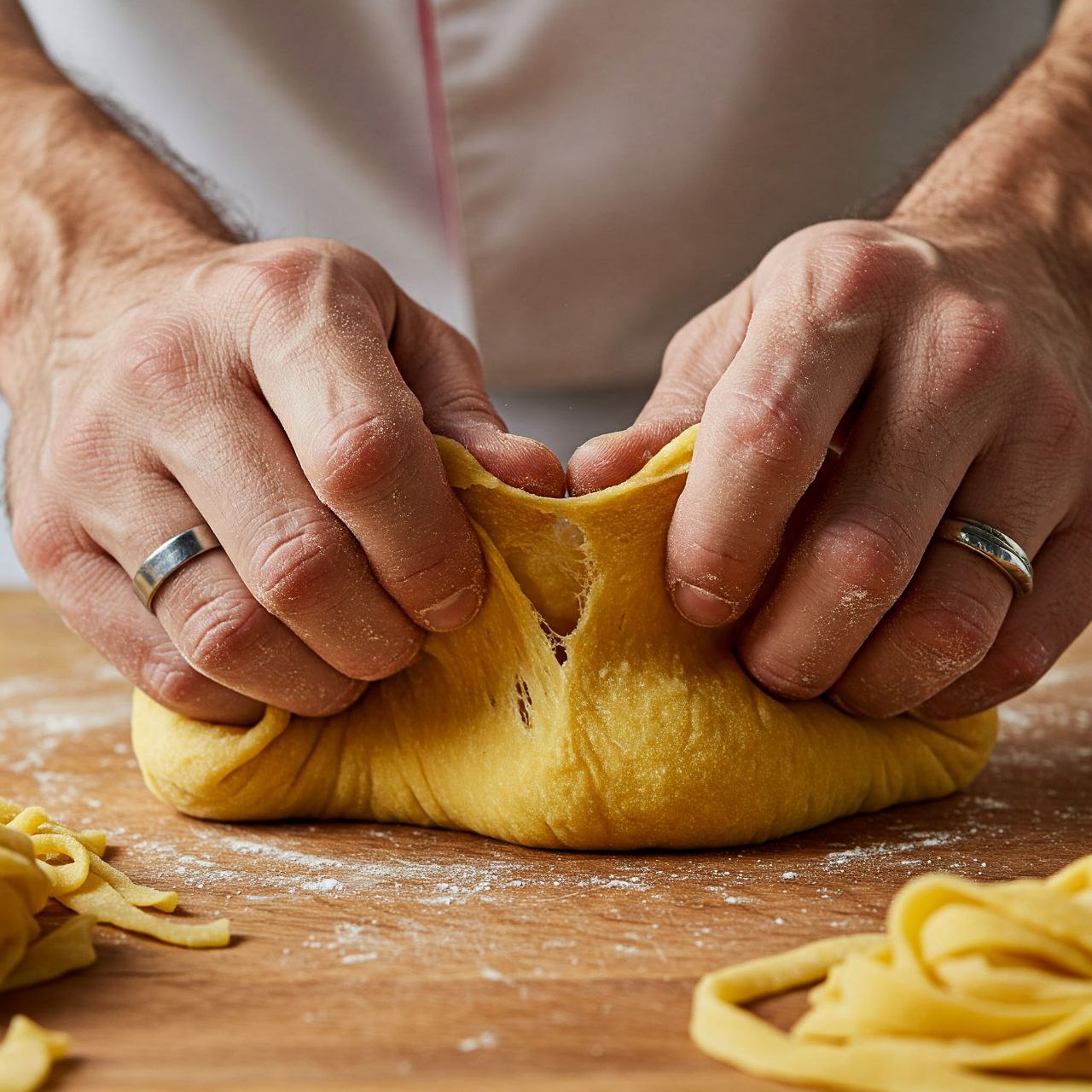 چرا نباید خمیر را در مرحلهٔ فعال ورز دادن به دو قسمت تقسیم کرد؟