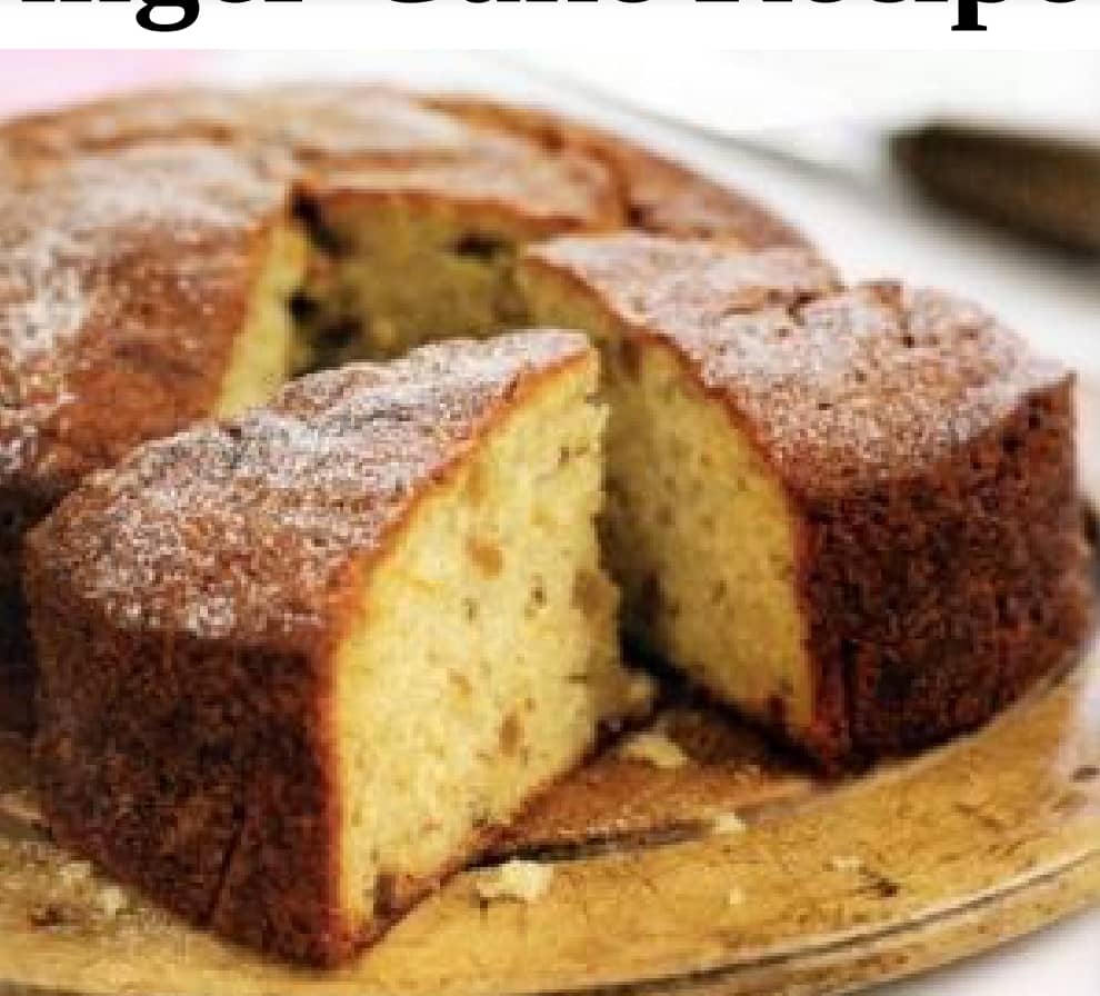 21-کیک گلابی و زنجبیل