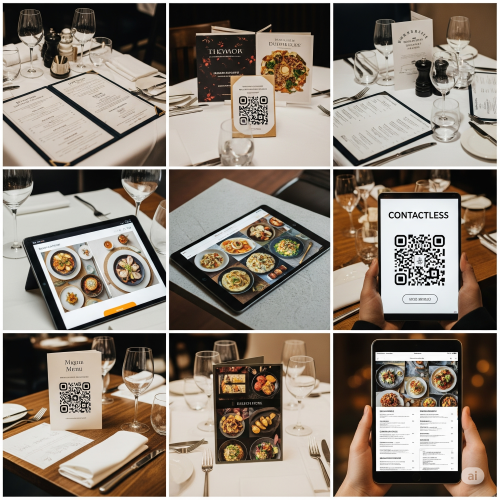 فصل دوم: انواع منوهای رستورانی