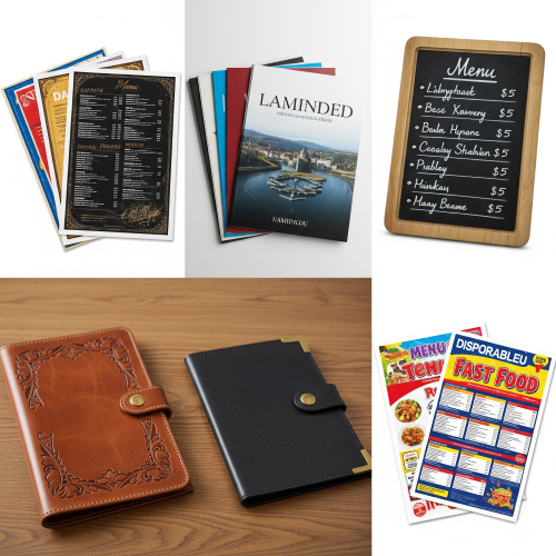 فصل هفتم: اصول چاپ و انتخاب متریال مناسب برای منوی فیزیکی