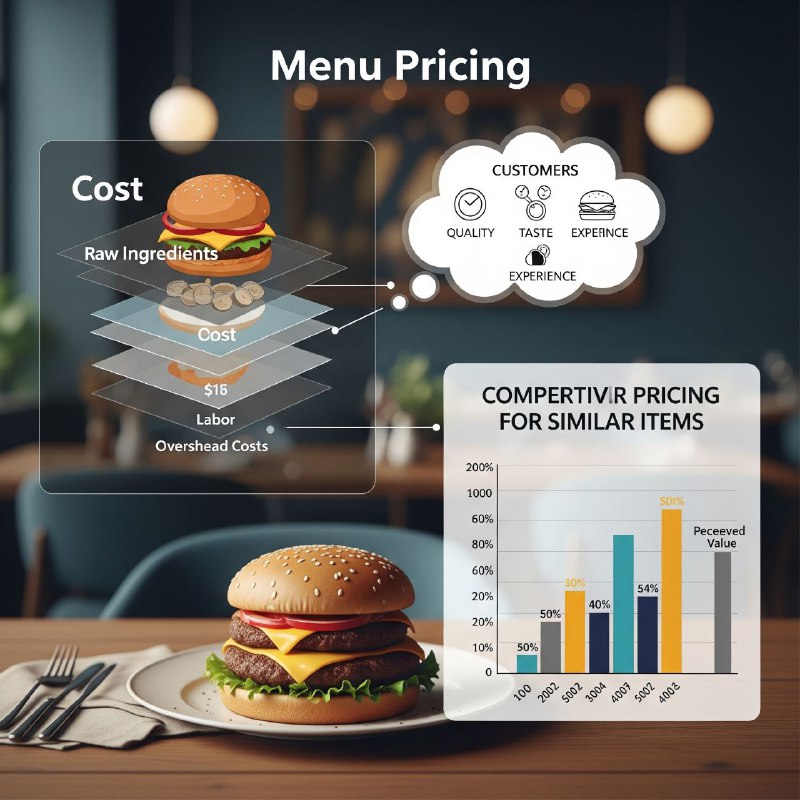 ۲. قیمت‌گذاری منو (Menu Pricing)