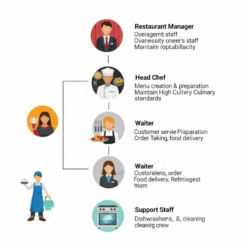 ۳. تعیین شرح وظایف و چارت سازمانی (Job Descriptions and Organizational Chart)