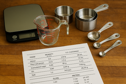 ابزارهای اندازه‌گیری در آشپزخانه - بخش دوم