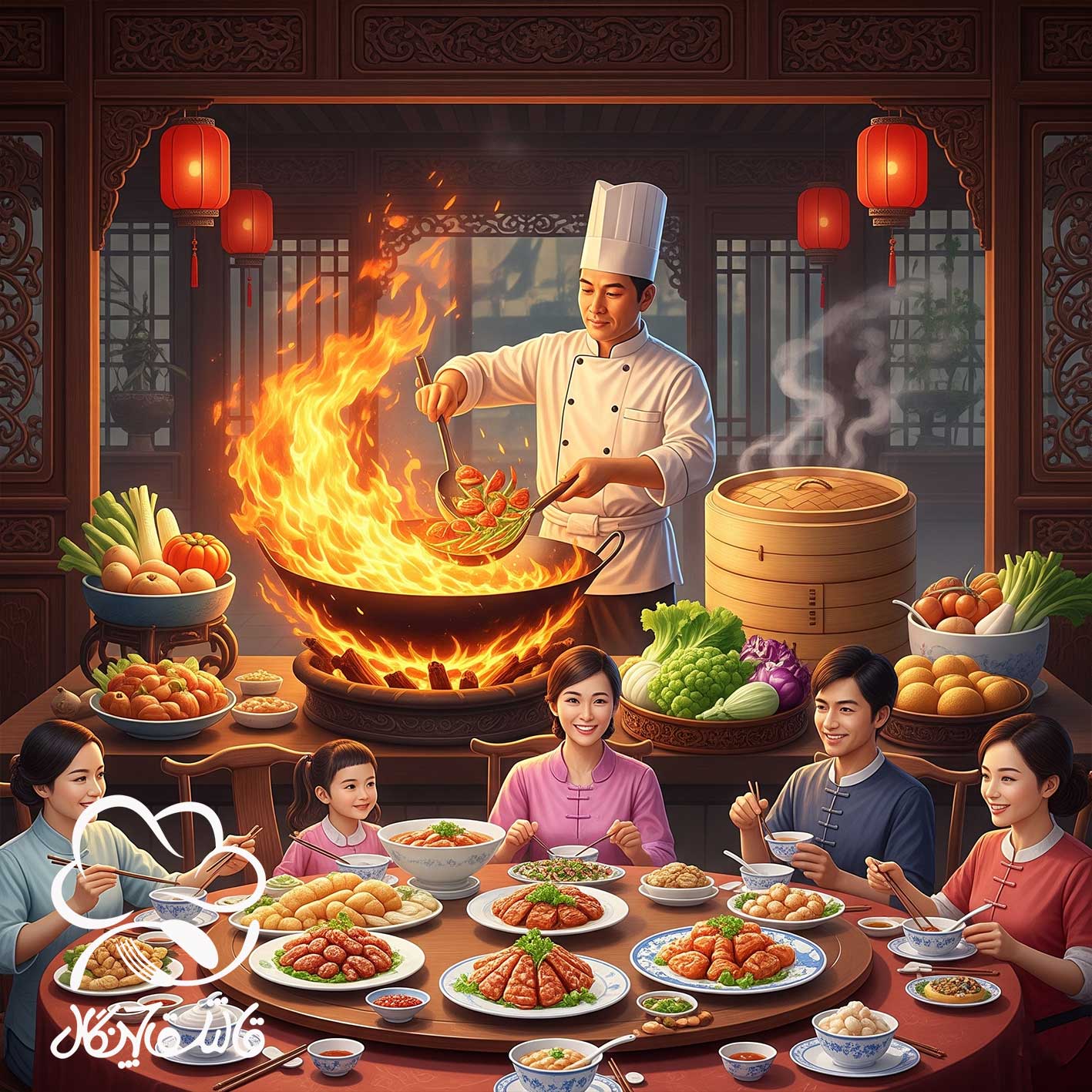 ریشه های غذای چینی