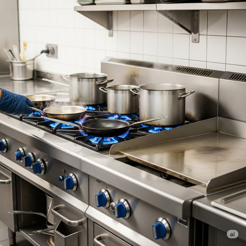  اجاق گاز صنعتی (Garland Vulcan)