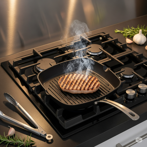 تابه گریل شیاردار (Grill Pan)