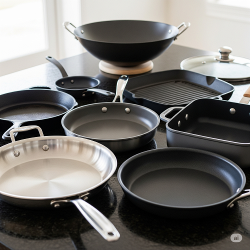 تجهیزات آشپزخانه: انواع تابه و کاربرد آن‌ها