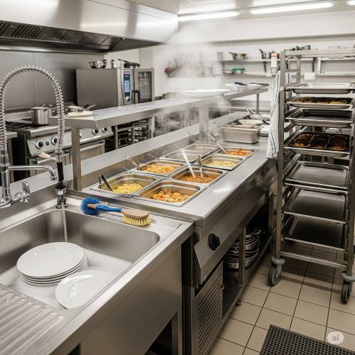 وان استیل، بن‌ماری، ترولی گرم