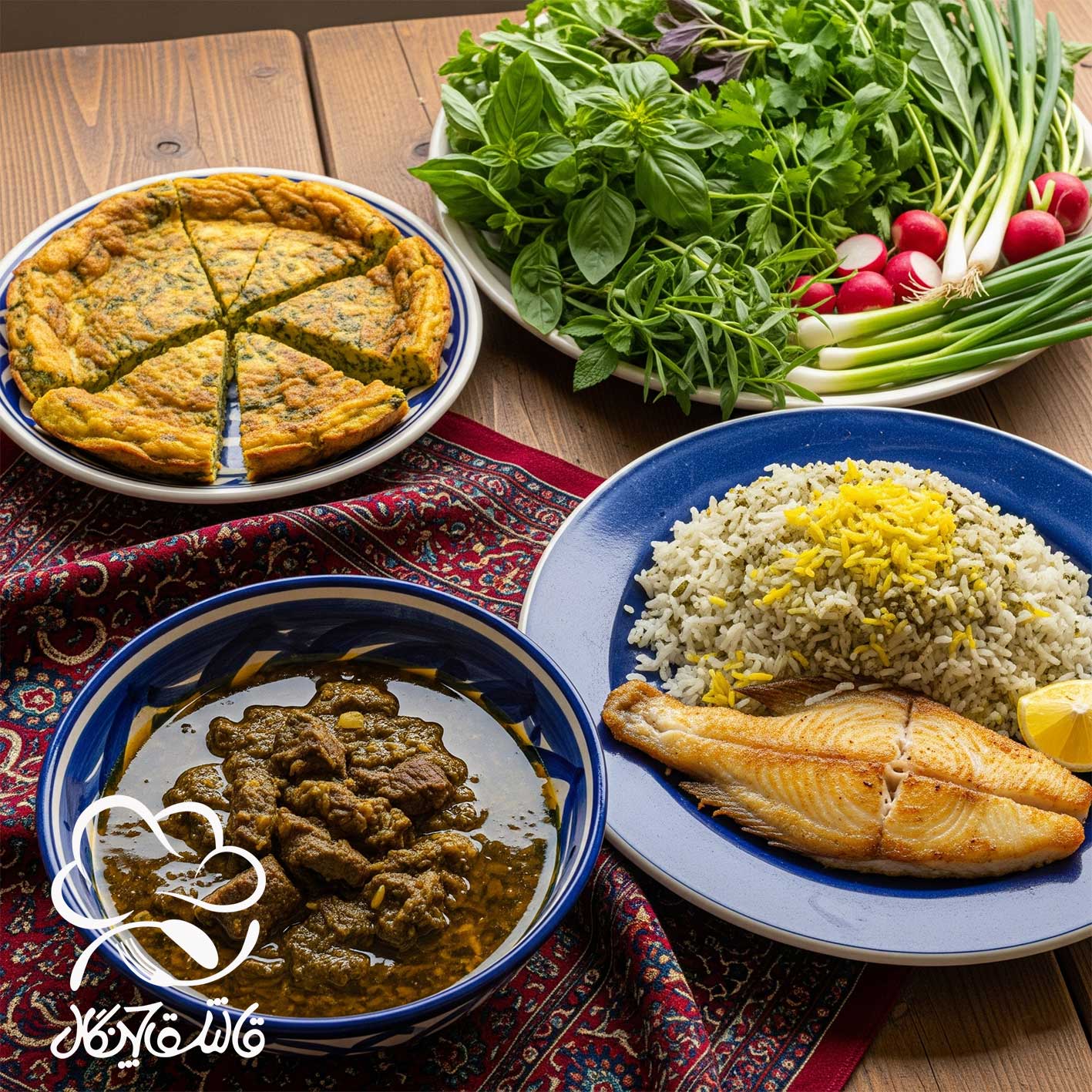 سبزیجات در غذاهای سنتی ایرانی Vegetables in traditional Iranian cuisine