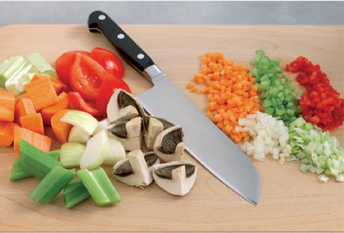 خرد کردن سبزیجات   chopping vegetables