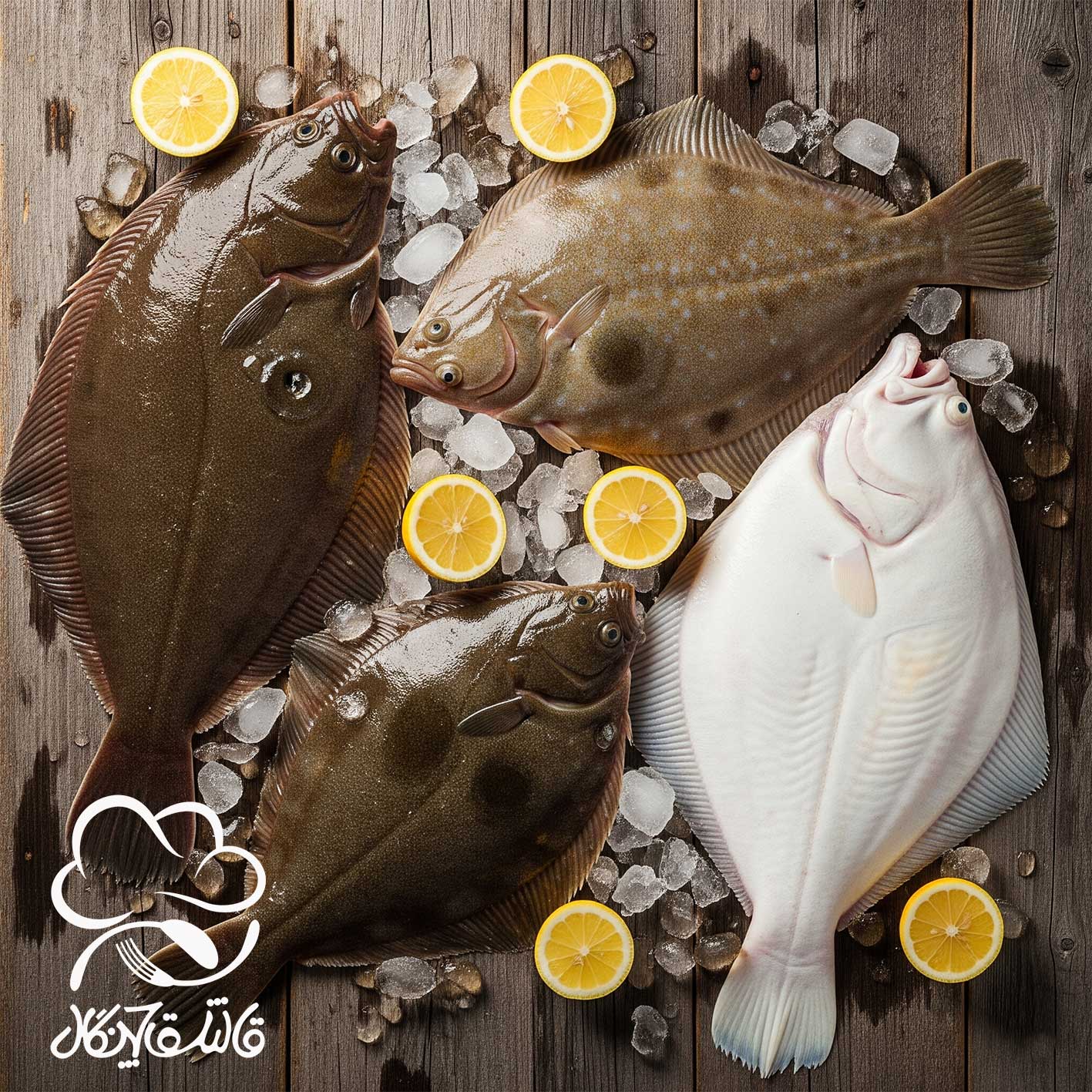 ماهیان کف‌زی (Sole, Flounder, Halibut)