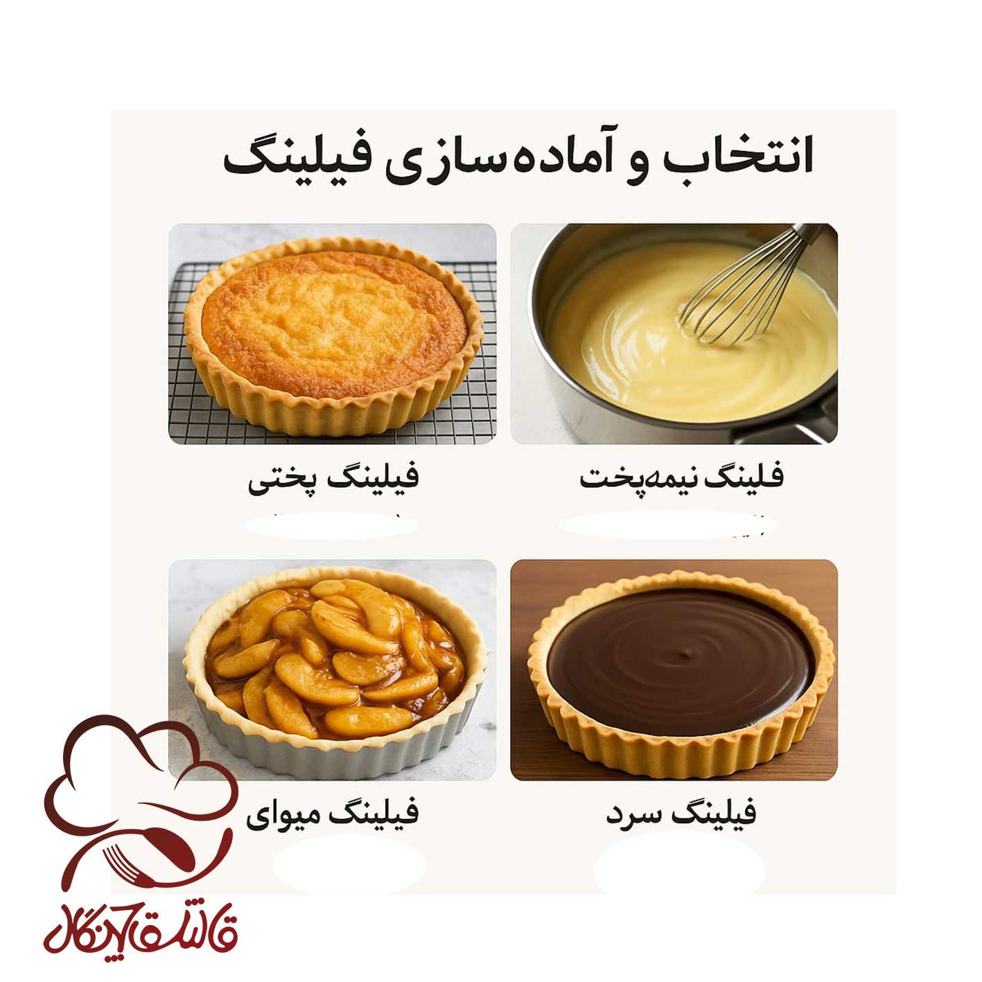 سطح دو / بند ۱۰: انتخاب و آمادهسازی فیلینگ (Choosing and Preparing Fillings)